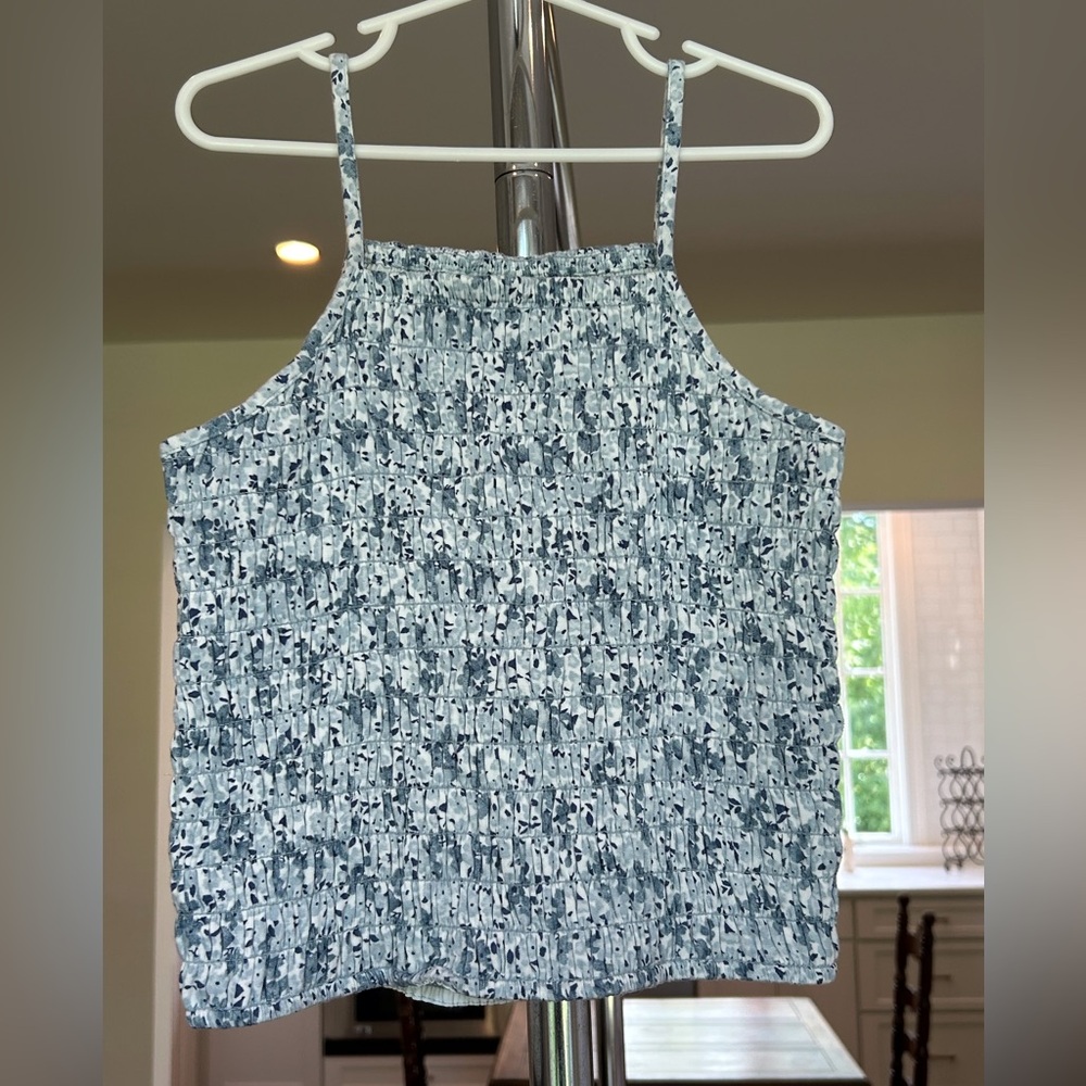 Abercrombie Kids Smocked Floral Tank Top Girls